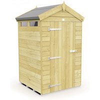 Apex Security Wooden Storage Shed - Weatherproof, Lockable, Multi-Size, Heavy-Duty Timber | Wowcher