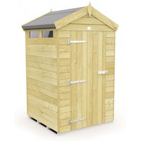 Timber Apex Storage Shed - Weatherproof Wooden Garden Building, Multiple Sizes | Wowcher