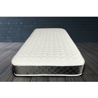 Black Quilted Bubble Sprung Memory Foam Mattress - 5 Sizes, Medium-Firm | Wowcher
