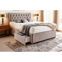 Pebble Plush Divan Bed & Mattress | Wowcher