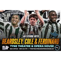 An Evening With Beardsley, Cole & Ferdinand - Football Icons Together - 29th Jan 2027 | Wowcher