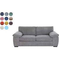 Amalfi Jumbo Cord Fabric 2-Seater, 3-Seater or Sofa Bundle with Footstool - Modern Lounge Suite | Wowcher