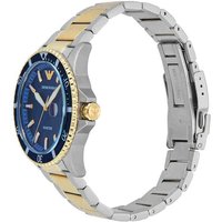 Emporio Armani World Explorer 42mm Quartz Watch with Gold-Tone Accents | Wowcher