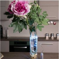 LED Fairy String Lights - 20 Warm White Waterproof, Flexible Copper Wire, USB Powered | Wowcher