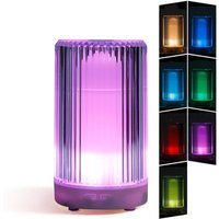 Modern ABS & PP Aroma Diffuser Night Light Humidifier - 200ml, Compact Table Decor, Minimalist Style | Wowcher