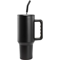 40oz Stainless Steel Tumbler with Straw - Six Colours | Wowcher