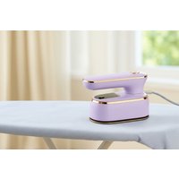 Portable Mini Steam Iron - Compact Travel Steamer, 100ml Tank, Multi-Plug Options | Wowcher