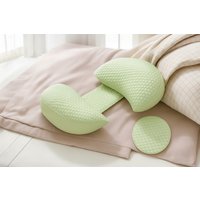 U-Shape Maternity Pregnancy Pillow - Super Soft, Adjustable, Machine Washable, 3 Colour Options | Wowcher