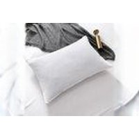 Luxury Duck Feather & Down Pillows - Extra Filled, 100% Cotton Cover, Hotel Quality - Pack of 2 | Wowcher