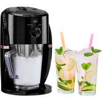 EARLY BIRD! Neo Electric Ice Crusher Machine - Stainless Steel Blades, 1L Jug, Retro Red Design | Wowcher