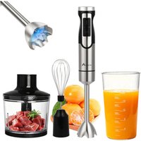 3-in-1 Hand Blender 600W with Turbo, Variable Speed and Attachments | Wowcher