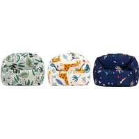 Kids' Bean Bag Chair - Safari, Dinosaur, or Space Prints | Wowcher