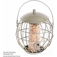 Squirrel-Proof Bird Feeder - Durable Steel, Sage Green, Wildlife-Friendly | Wowcher