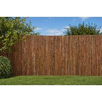 Natural Bark Garden Screening Roll - 3 Size Options, Eco-Friendly Privacy Fence | Wowcher