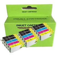 15-Pack Compatible T0715 Ink Cartridges for Epson Stylus SX210/SX215 - Multipack for Vibrant Colour Printing | Wowcher