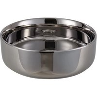 Glossy Round Ceramic Vessel Sink with Drain Set - Silver Finish | Wowcher