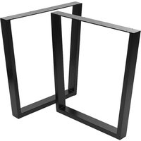 Industrial Set of 2 DIY Steel Table Leg for Desks & Benches | Wowcher