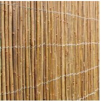 Willow Fence Screening Roll 100x400cm - Natural Privacy Garden Panel | Wowcher