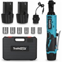 Traderight 12V Cordless Ratchet Wrench Kit with Sockets & Carry Case | Wowcher
