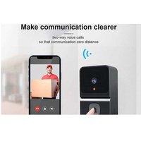 Smart Wi-Fi HD Video Doorbell Camera with Night Vision & Extended Range - Wireless Security Cam | Wowcher