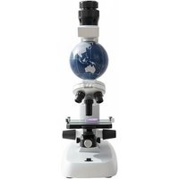 Kids' Adjustable Focus Monocular Desktop Microscope with Complete STEM Kit | Wowcher