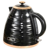 1.7L Rapid Boil Electric Kettle - 3000W, Sleek Black, Family-Size, Auto Shutoff | Wowcher