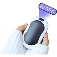 4-in-1 USB Rechargeable Aluminium Hand Warmer & Power Bank - Portable, Multi-Function, 10000mAh | Wowcher