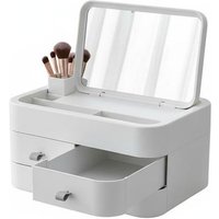 Large Makeup Organiser with Mirror and Drawers | Wowcher