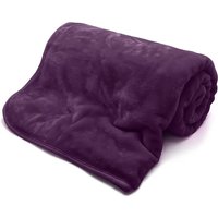 Fleece Faux Fur Mink Throw Blanket - Ultra-Soft, Machine Washable, 3 Sizes, 12 Colours | Wowcher