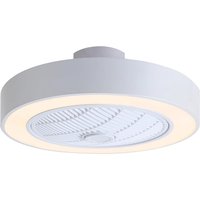 Round Acrylic LED Ceiling Fan Light with Remote | Wowcher
