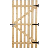Vintage Wooden Fence Gate with Secure Latch | Wowcher