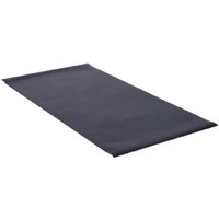 PRICE DROP! Heavy-Duty Black PVC Gym Equipment Mat - Anti-Slip, Multi-Purpose, Large 200cm x 100cm Floor Protector | Wowcher