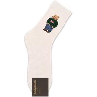 Women's Black PRICE DROP! Designer Bear Socks - One Size Fits All | Wowcher