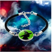 Adjustable Nylon & Stainless Steel Wicked Witch Elphaba & Glinda Friendship Bracelets Set | Wowcher