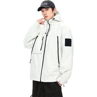 Unisex Black Unisex Waterproof Hooded Parka Jacket - Lightweight Raincoat, 100% Polyester, S-3XL, 5 Colours | Wowcher