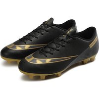 Black Unisex Outdoor Football Trainers - Breathable, Anti-Odour Sport Shoes for Men & Women | Wowcher