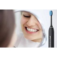 Professional Sonic Electric Toothbrush Teeth Whitening Kit - 10 DuPont Brush Heads, USB Rechargeable, Travel Case | Wowcher
