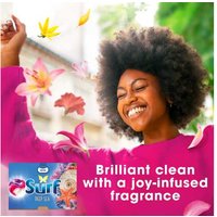 Surf 3-in-1 Deep Sea Laundry Capsules XL Pack - Fast-Dissolving, Eco-Friendly Detergent, 216 Washes, Marine & Lavender Scent | Wowcher