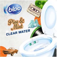 Bloo Power Active Toilet Rim Block - Streak-Free, Long-Lasting Freshness, Spring Floral Scent, 3 Pack | Wowcher