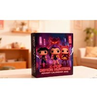 Demon Hunters Kids Toy Advent Calendar Keychain - 24 Collectible Surprises for Children & Fans | Wowcher