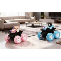 PRICE DROP! 4Pcs 360° Rotating Mini Off-Road Pull Back Toy Cars - Ages 3+, Educational, Battery-Free, Outdoor STEM Play Set | Wowcher