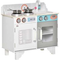 Kids Wooden Kitchen Playset - Imaginative Pretend Cooking Toy, Educational & Safe, Ages 3-6 | Wowcher