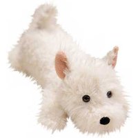 90cm Realistic West Highland White Terrier Interactive Plush Toy - Soft, Cuddly Dog for Ages 3+, Imaginative Play & Collectors | Wowcher