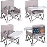 Portable Baby Booster High Chair - 4 Colour Options, Compact Folding, Safety Belt | Things To Do