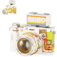 508pcs Vintage Camera STEM Building Set - Educational Retro Model Kit for Ages 6+, Creative Building Toy | Wowcher