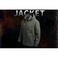 Blue Men's Waterproof Windproof Parka Jacket - Outdoor Hiking Shell, Detachable Hood, 7 Sizes, 5 Colours | Wowcher