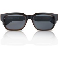 Superdry SDS-5004 Men's Square Sunglasses - UV400 Protection, Matte Black & Orange Frame | Wowcher