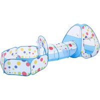 3-in-1 Kids' Play Tent Set: Tunnel, Tent, & Ball Pit | Wowcher