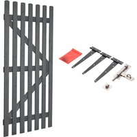 180cm x 90cm Pine Wood Garden Gate with Latch | Wowcher