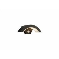 Black Curved Outdoor LED Light with Motion Sensor | Wowcher
